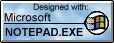 This page was created with notepad.exe